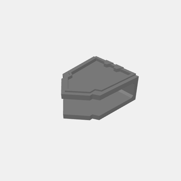 Initiative Tracker Triangular - Customizable 2 pip v1.0.stl
