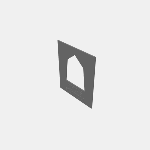 Initiative Tracker Triangular - TEMPLATE v1.0.stl