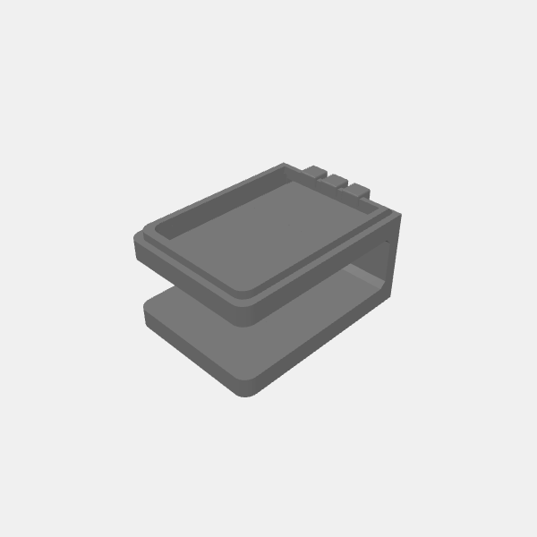 Initiative Tracker Rectangle - Customizable 3 pip v1.0.stl