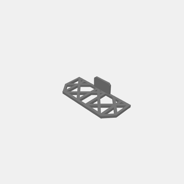Sci Fi Scaffold and Walkways Part 1/Sci Fi Industrial Walkways Platform gaurd rail v1.1.stl