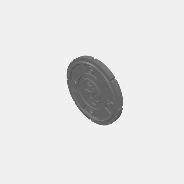 SB3D - Poker Chips - MtG - Red 5 v1,0.stl