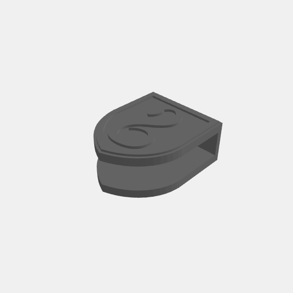 Initiative Tracker Shield - Snake v1.0 (25).stl