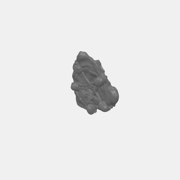 Fantasy Scatter - Pile of Bones pentagram 1 v1.0.stl