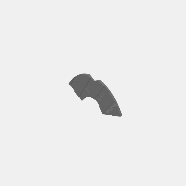 Gaslands Templates - Hazard Stripes - Hairpin v1.0.stl