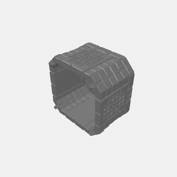 Understone Square Tower - Solid wall knotwork 1 v1.0.stl
