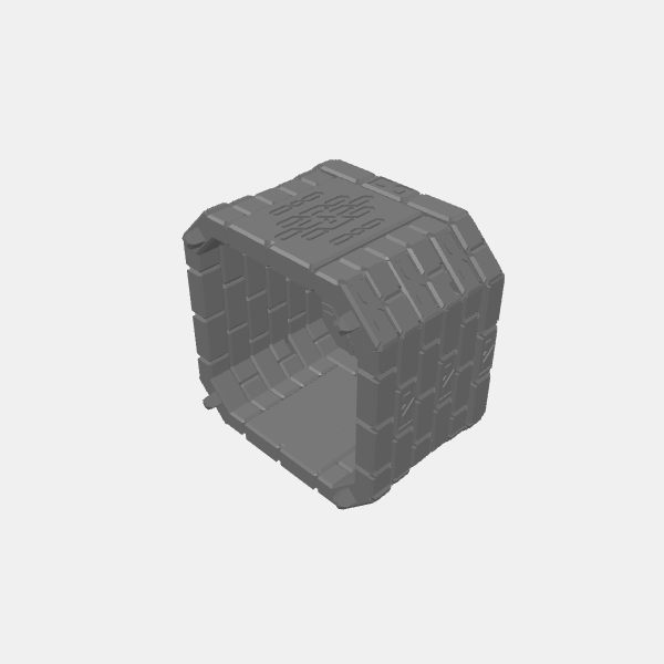 Understone Square Tower - Solid wall knotwork 2 v1.0.stl