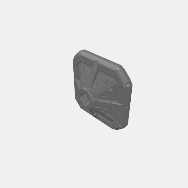 Understone Square Tower - Building Roof block style 2 v1.0.stl