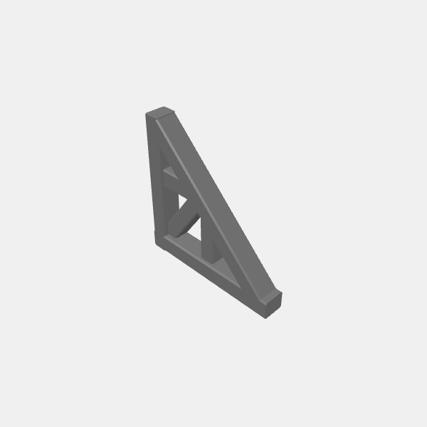 Rocket Fuel Gas Station - Roof Sign Support 20mm - v1.0.stl