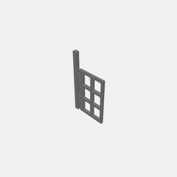 Rocket Fuel Gas Station - Station Door hinged no Glass 20mm - v1.0.stl