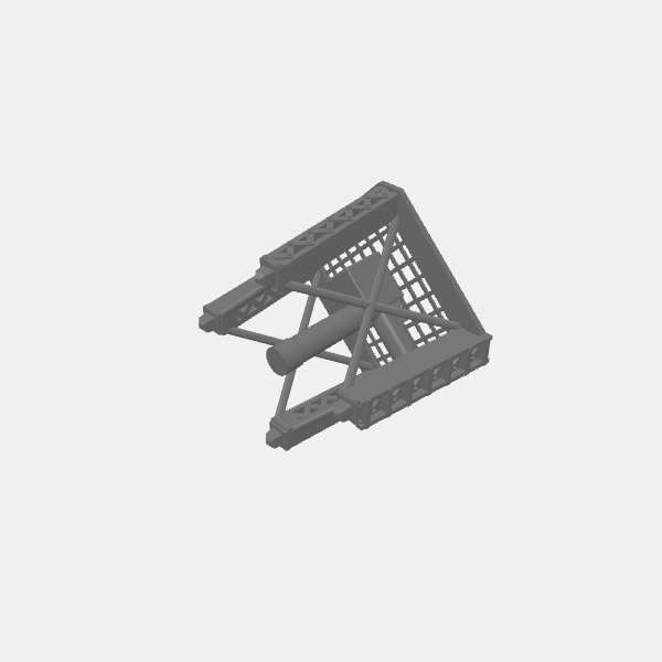 Gaslands - Water Tower Scaffold level 1 - Metal v1.4.stl