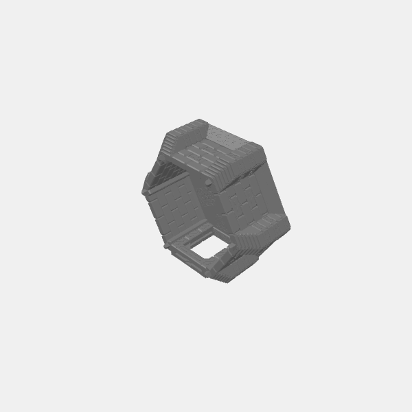 Understone Hex Tower - Base 1 with Butress v1.2.stl