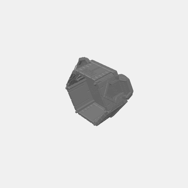 Understone Hex Tower - Mid Balconys double  v1.0.stl