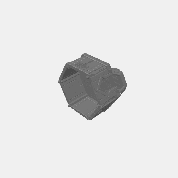 Understone Hex Tower - Mid Balconys single v1.0.stl