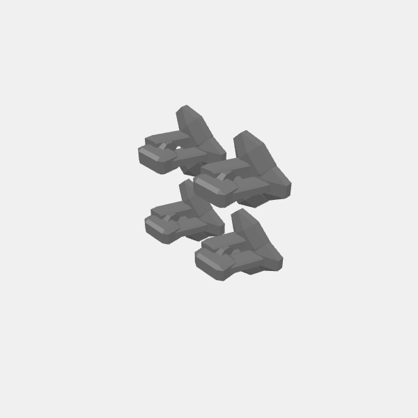 Sci Fi Terrain - Drop Ship - landing legs v1.0.stl