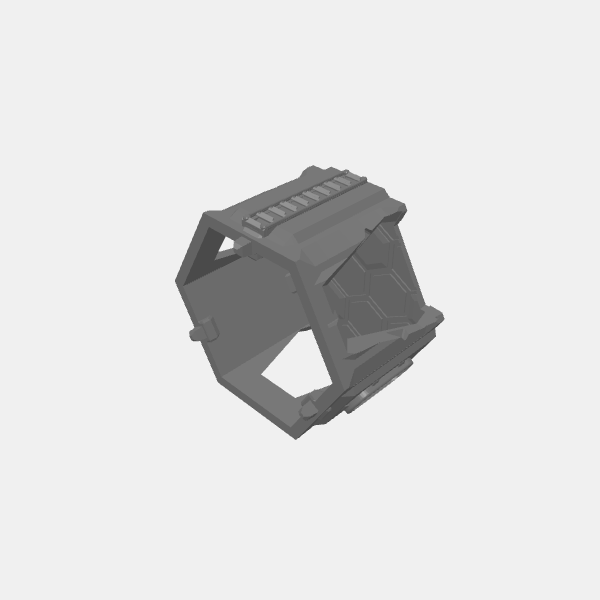 Sci Fi Terrain - Space Hab - Hab Body 2 v1.0.stl