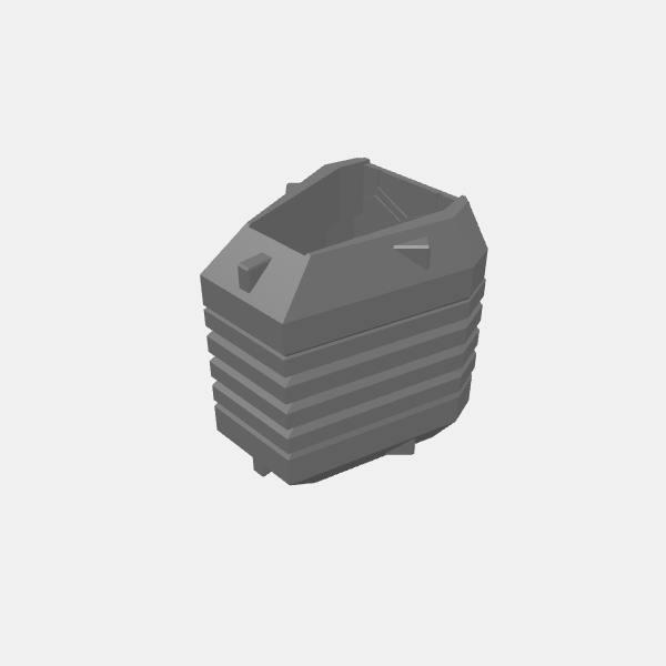Sci Fi Terrain - Space Hab - Hab Connector Short 1 v1.0.stl