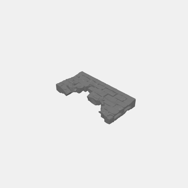 Walls/Ruined/Q-BGR-Tilestone-Wall-Ruined-Center-v1.0.stl