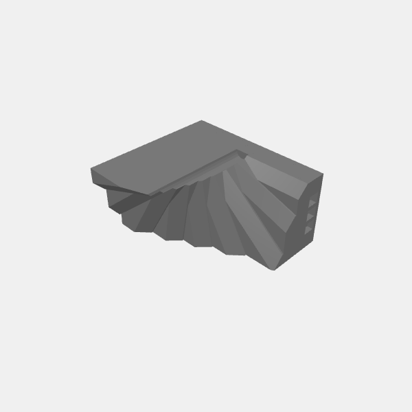 Dice Tower/A Square Tower/S-BGR-Tilestone-DiceTowerStairs-v1.0.stl