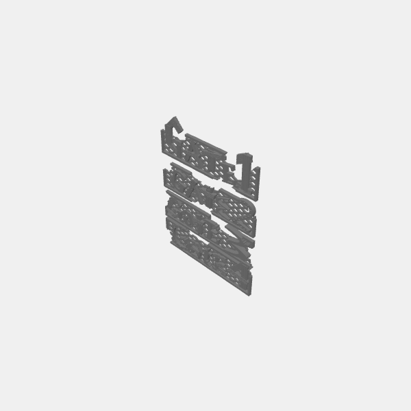 Gaslands Gate Signs/Gaslands Wrecked Signs 1-4 v1.4.stl