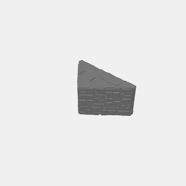 Tilestone Stackers Roof High Wedge v1.0.stl