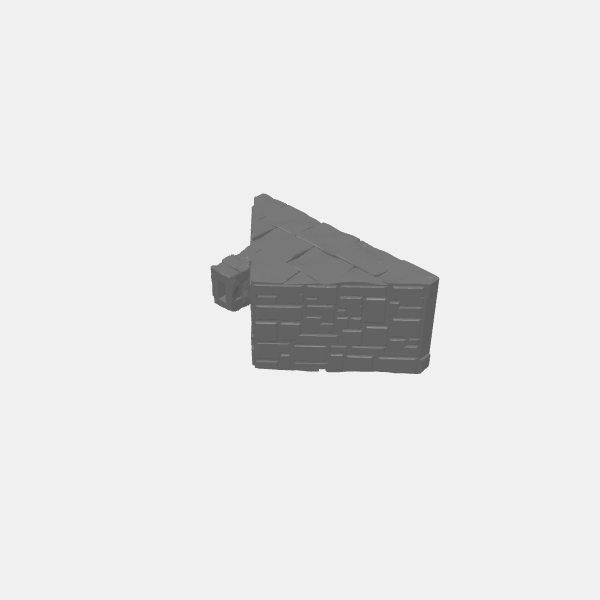 Tilestone Stackers Roof High Wedge Chimney v1.0.stl