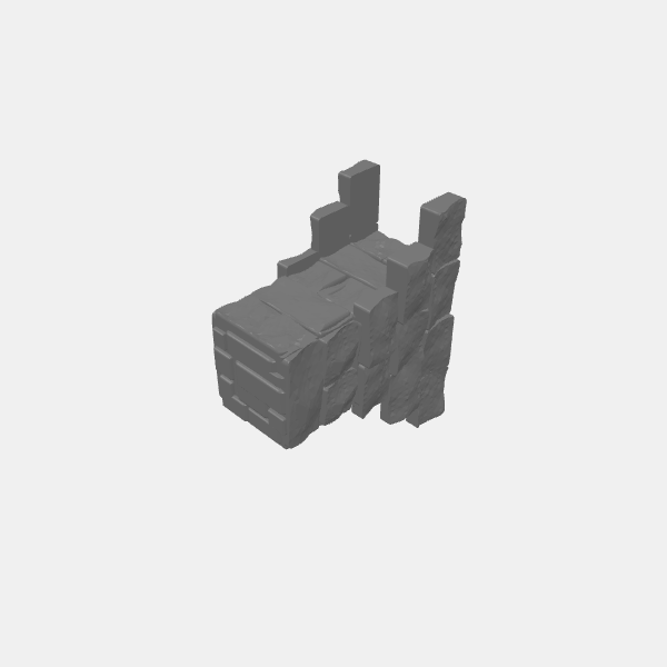 Archive/Tilestone Walls - Junction Straight v1.1.stl