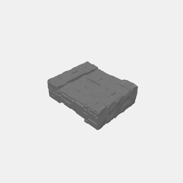 Tilestone Walls - 75mm Wall v1.0.stl
