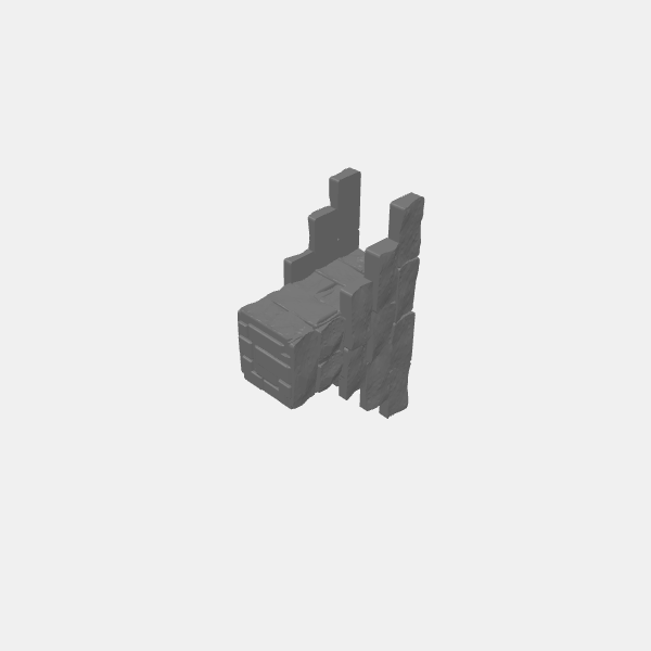 Archive/Tilestone Walls - Junction Straight v1.0.stl