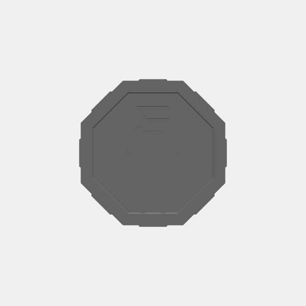 SB3D - OPR Warfleets - Tokens - Alien Head Objective 5 v1.0.stl