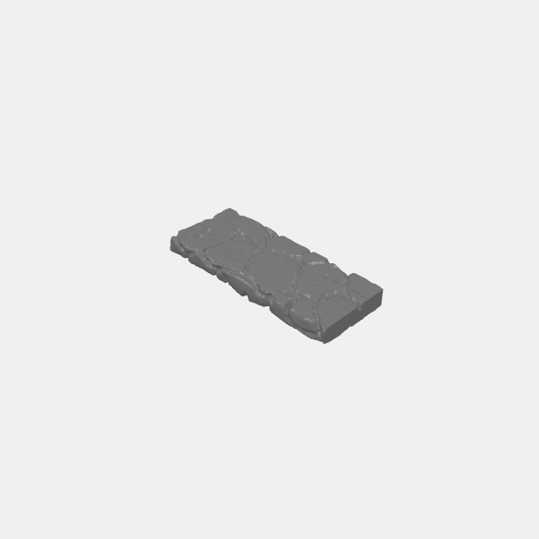 SB3D-Walls-Sculpted Stone - 75mm short v1.0.stl
