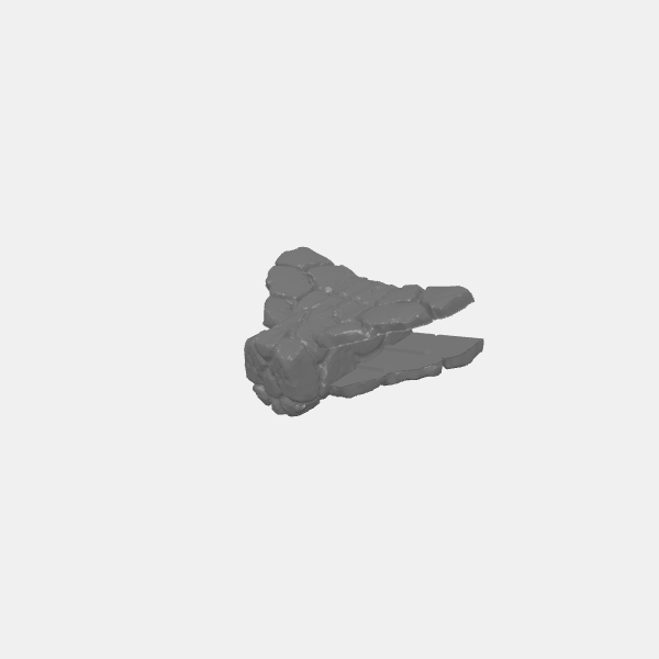 SB3D - Sculpted Stone Walls - Junctions short - Corner 22.5 v1.0.stl