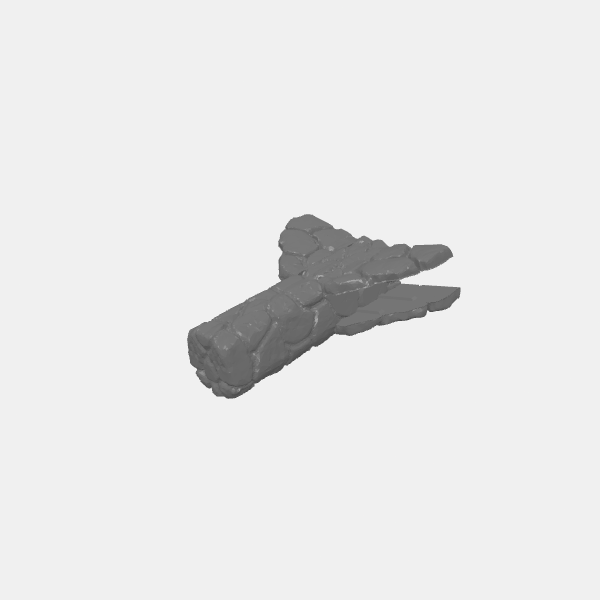SB3D - Sculpted Stone Walls - Junctions - Corner 22.5 v1.0.stl