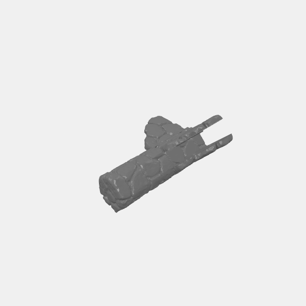 SB3D - Sculpted Stone Walls - Junctions - Corner 45 v1.0.stl
