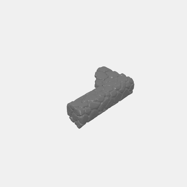 SB3D - Sculpted Stone Walls - Junctions - End v1.0.stl
