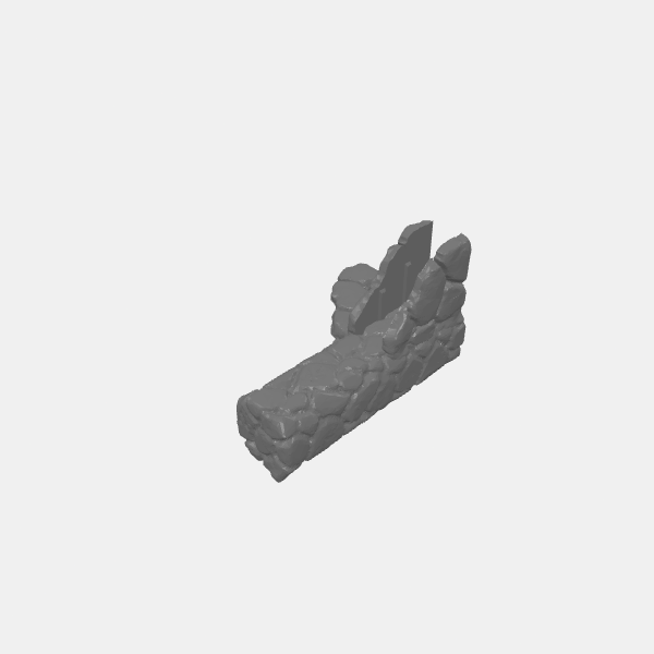 SB3D - Sculpted Stone Walls - Junctions - Corner 90 v1.0.stl