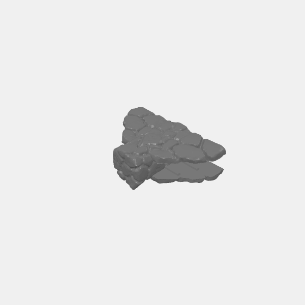 SB3D - Sculpted Stone Walls - Junctions short - Straight v1.0.stl