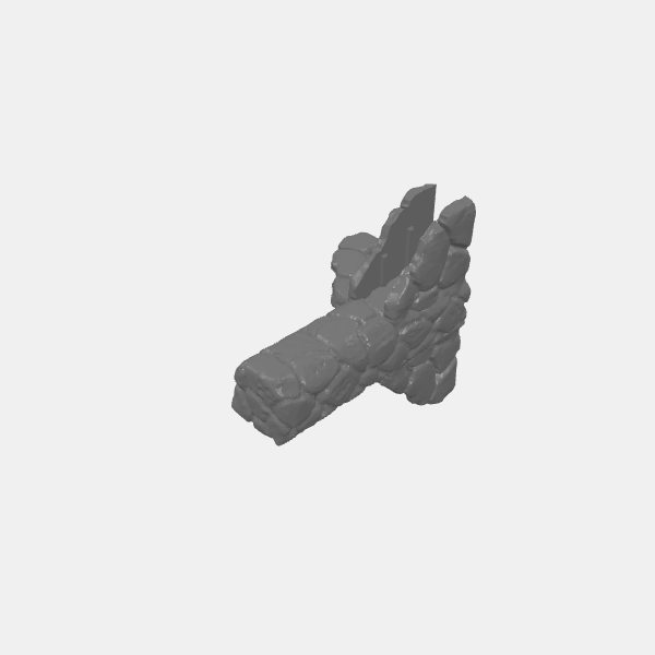 SB3D - Sculpted Stone Walls - Junctions - Tee v1.0.stl