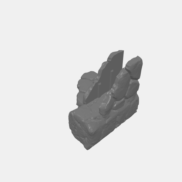 SB3D - Sculpted Stone Walls - Junctions short - Corner 90 v1.0.stl