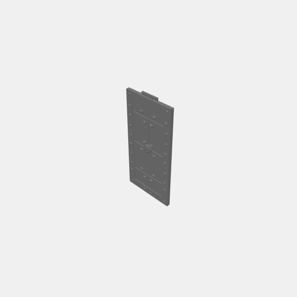 SB3D - Brick - Door - Metal v1.0.stl