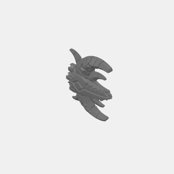 SB3D Warfleets - Robot Legions - Superheavy - Battleship v1.0.stl