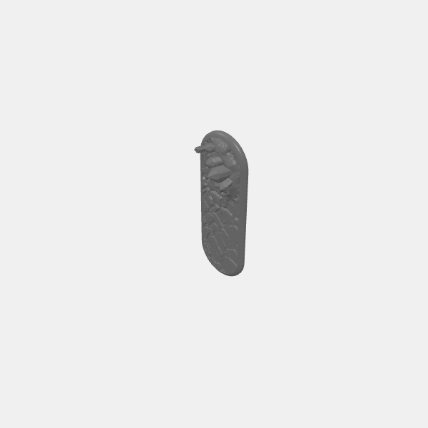 Mini Bases - Cave Crystals - Capsule 25x70mm - Rounded Edge v1.0.stl