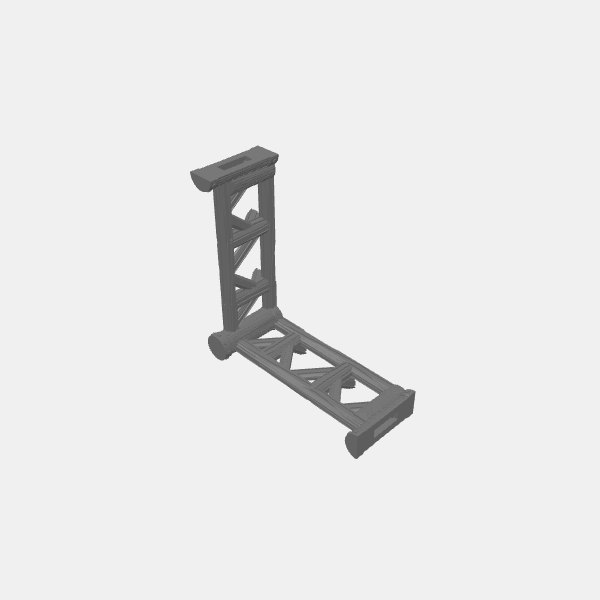 SB3D - Greathelm Arena - Corner - Wood Fence v1.0.stl