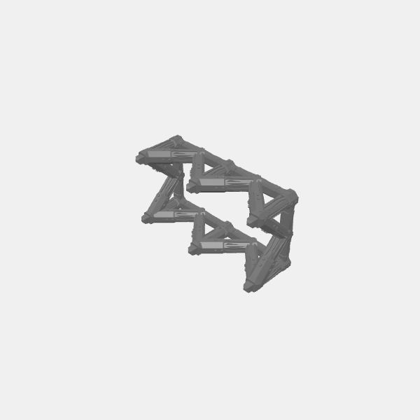 Tilestone Heavy Scaffolding - Wooden Scaffold Double Short v1.0.stl