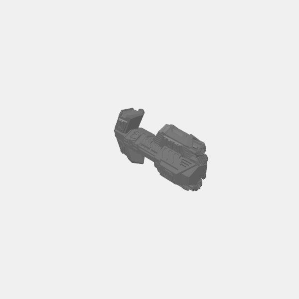 SB3D Warfleets - Dwarf Guilds - Ship Medium - Kiln v1.0.stl