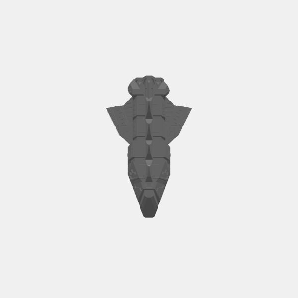 SB3D Warfleets - Saurian Starhost - Light - Icthyosaur v1.0.stl