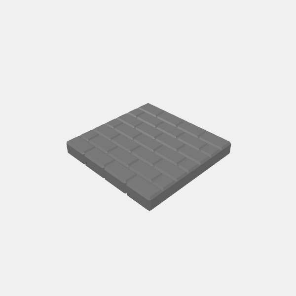SB3D - Brick - Wall - 62mm HFJ v1.0.stl