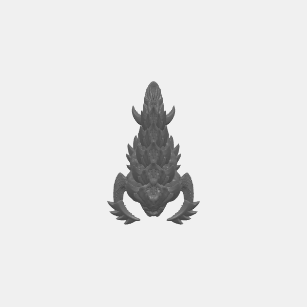 SB3D Warfleets - Alien Hives - Light - Warrior v1.0.stl