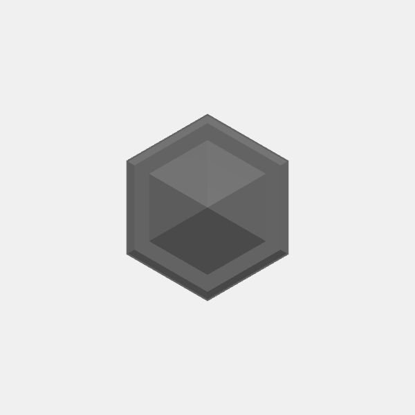 Battletech Building Terrain - Hex Stack - Top 1 unit - Style 1d v1.0.stl