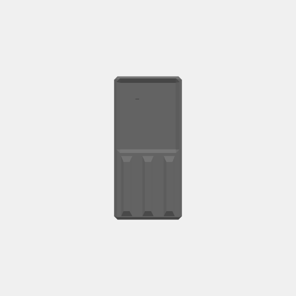 Gaslands Portable Gates - Gate Number - Top Mount - 1 v1.0.stl