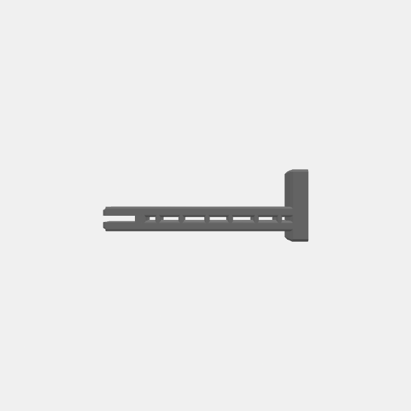 Gaslands Portable Gates - Main Gate Side Truss v1.1.stl